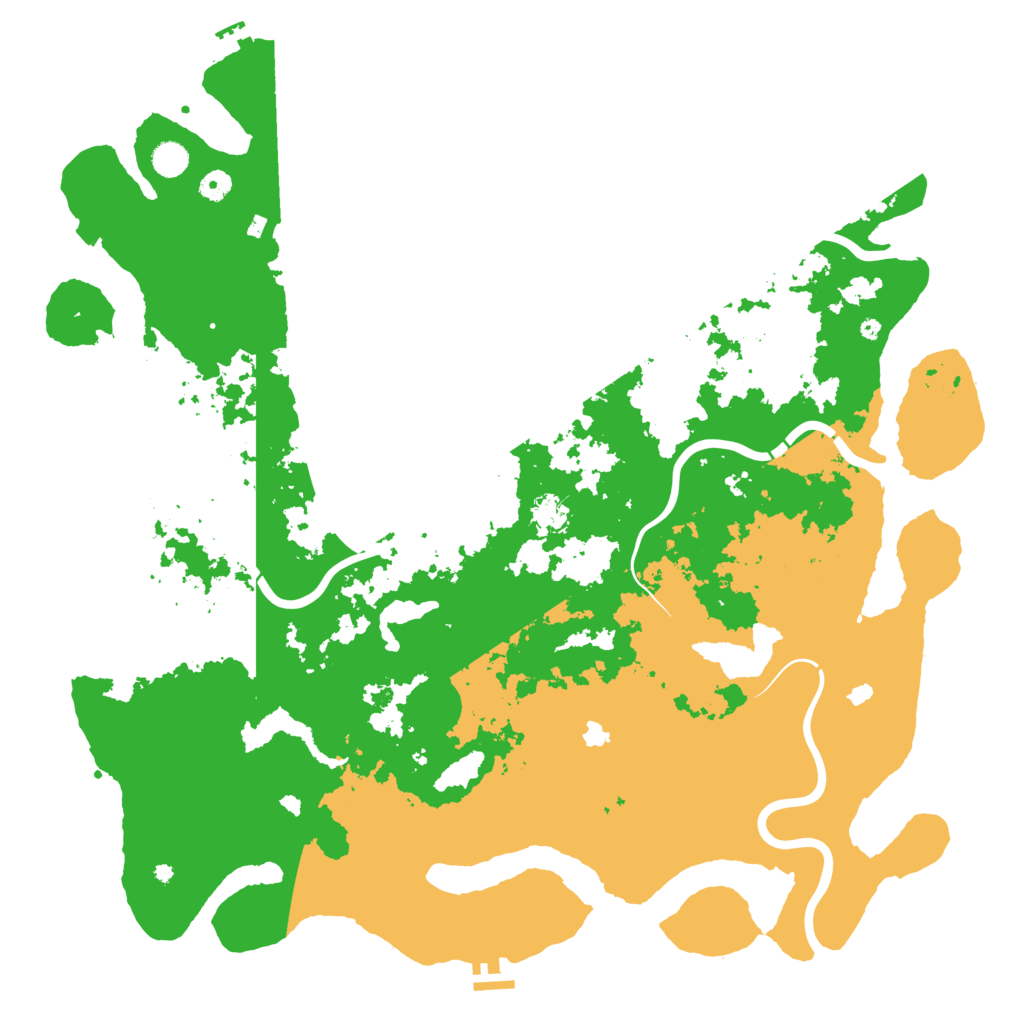 Biome Rust Map: Procedural Map, Size: 5000, Seed: 706952110