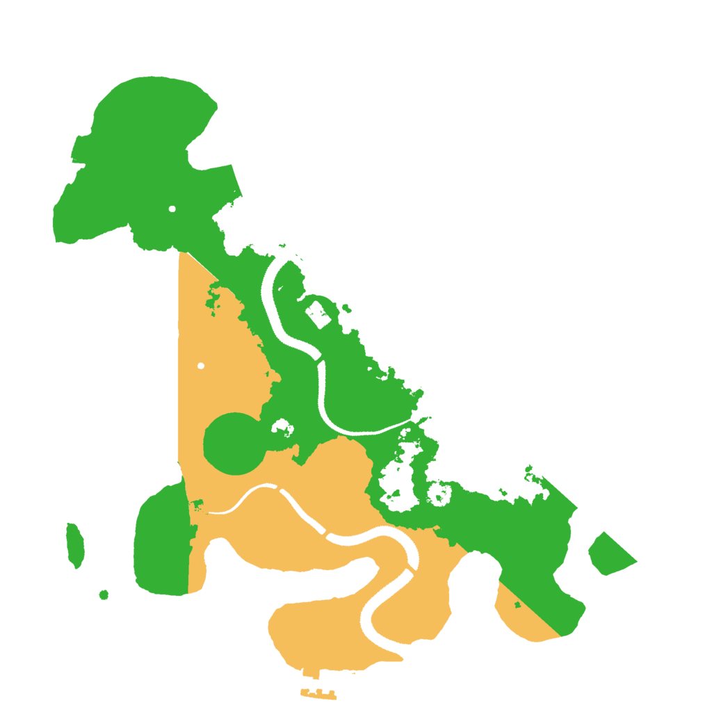 Biome Rust Map: Procedural Map, Size: 3000, Seed: 1672649715