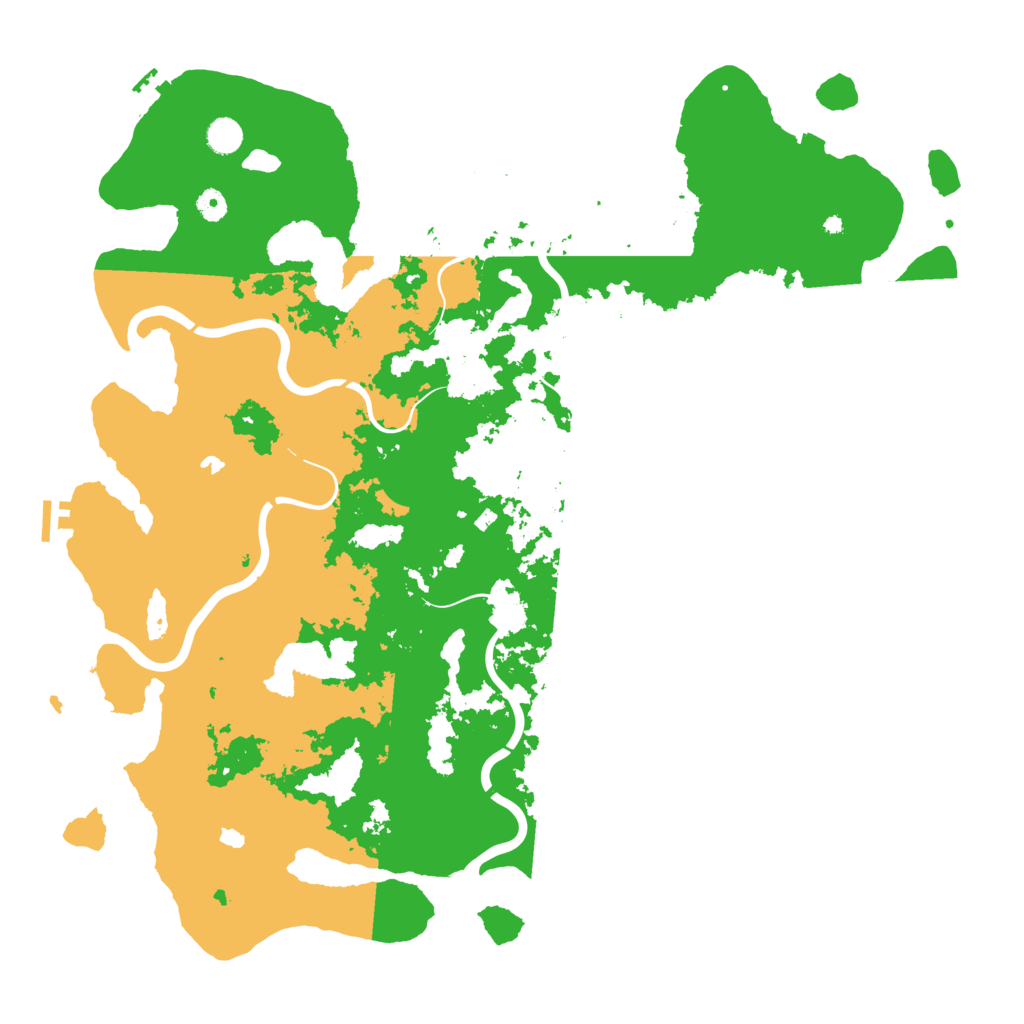 Biome Rust Map: Procedural Map, Size: 5000, Seed: 140498