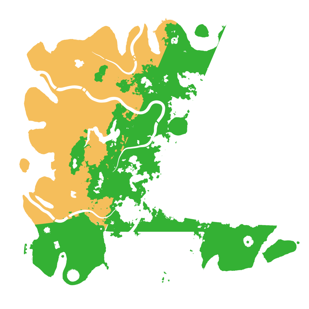 Biome Rust Map: Procedural Map, Size: 4500, Seed: 1120622292