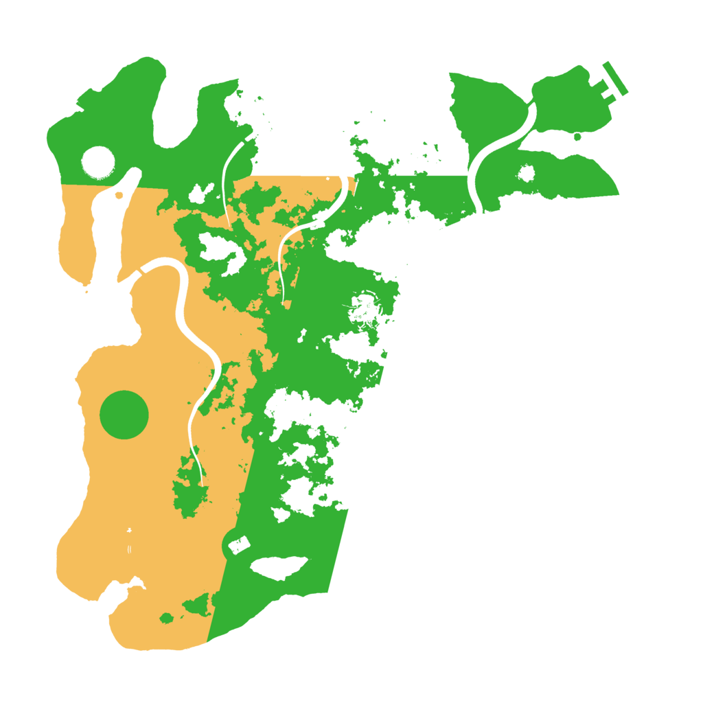 Biome Rust Map: Procedural Map, Size: 3800, Seed: 247791321
