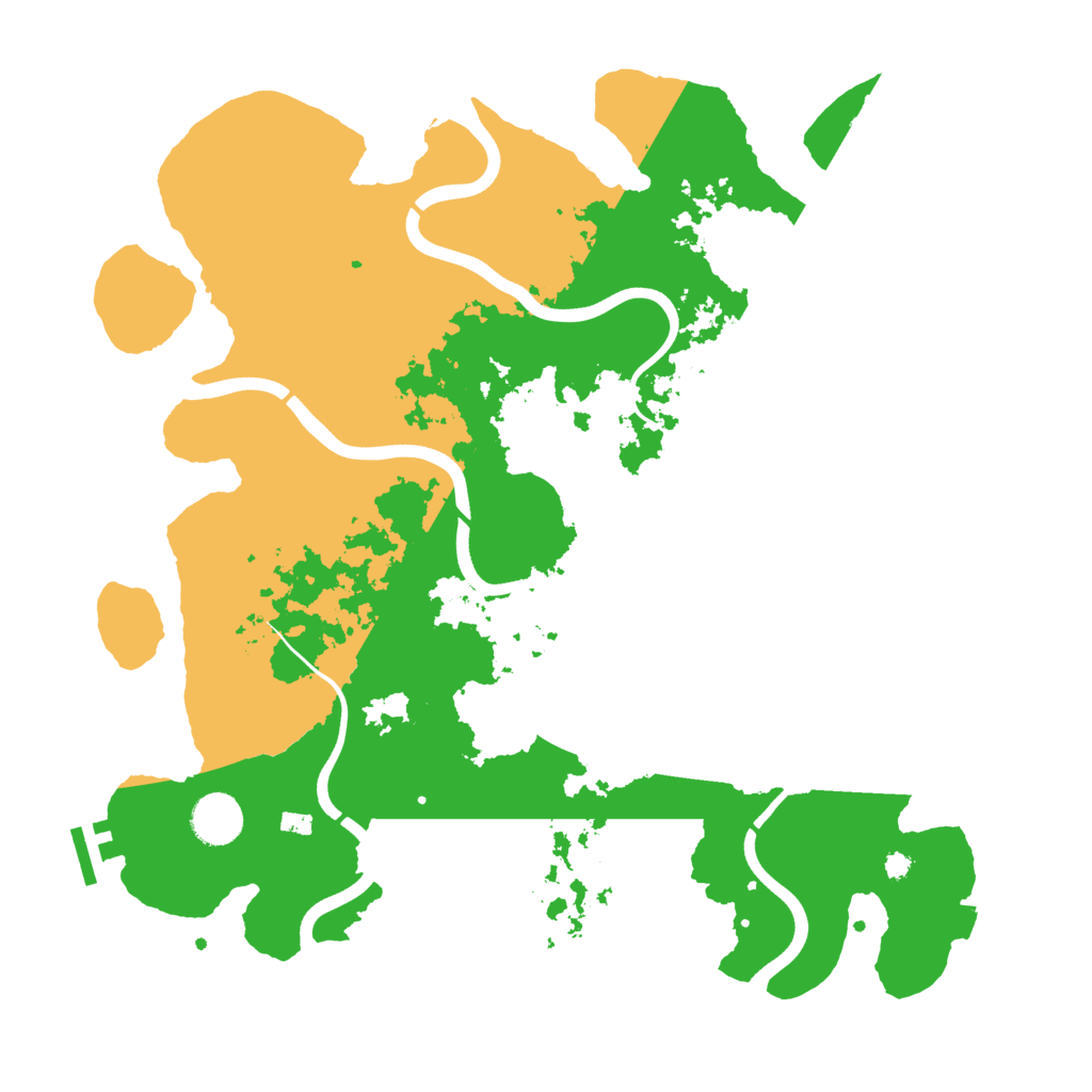 Biome Rust Map: Procedural Map, Size: 3750, Seed: 676920221