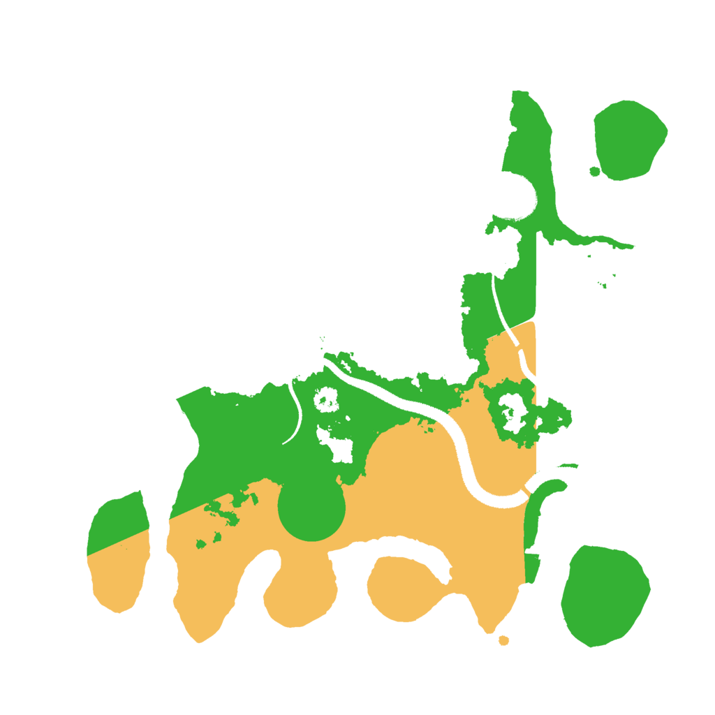 Biome Rust Map: Procedural Map, Size: 2800, Seed: 1997114477