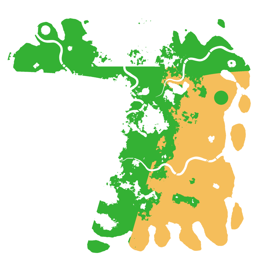 Biome Rust Map: Procedural Map, Size: 5000, Seed: 2095744033