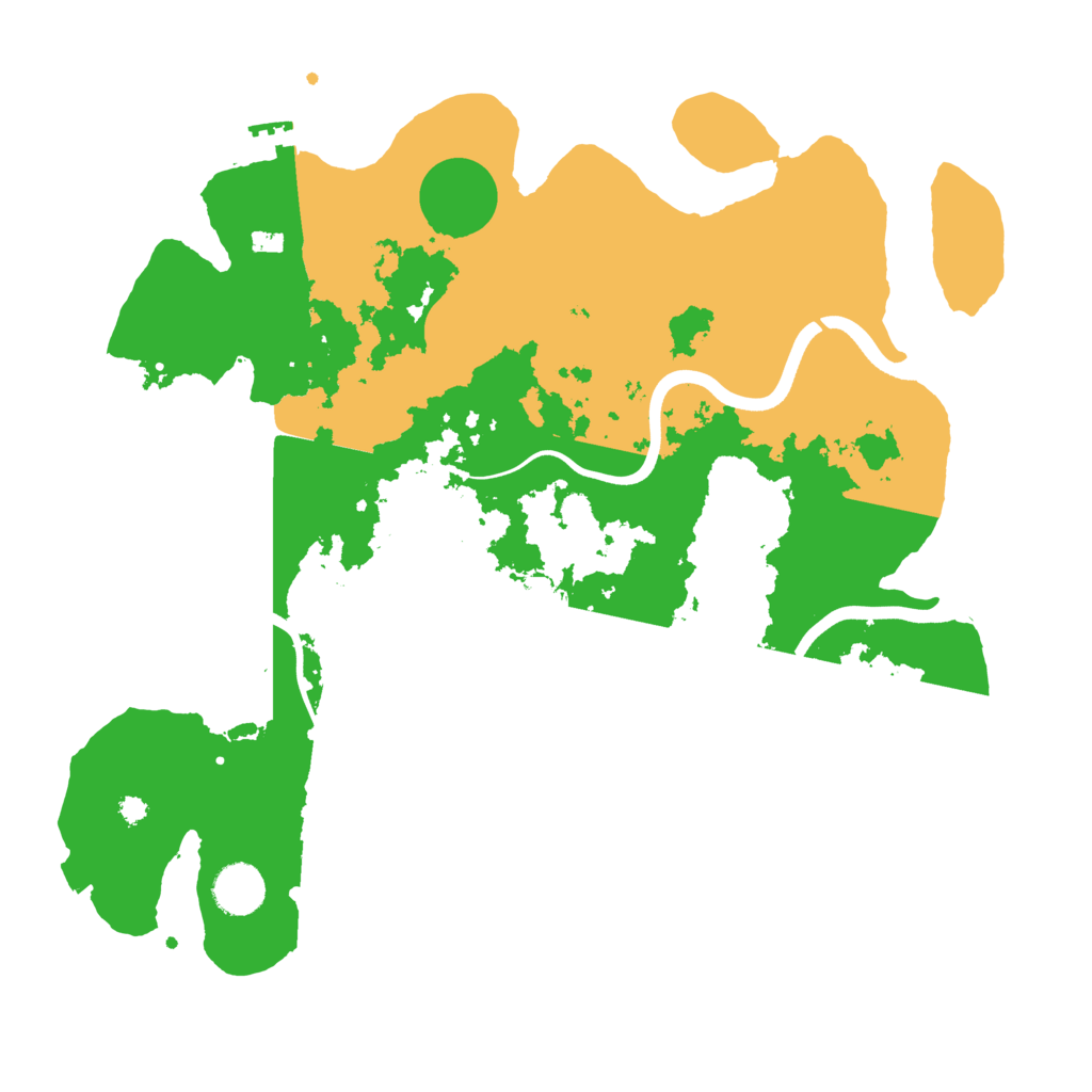 Biome Rust Map: Procedural Map, Size: 3700, Seed: 1695132990