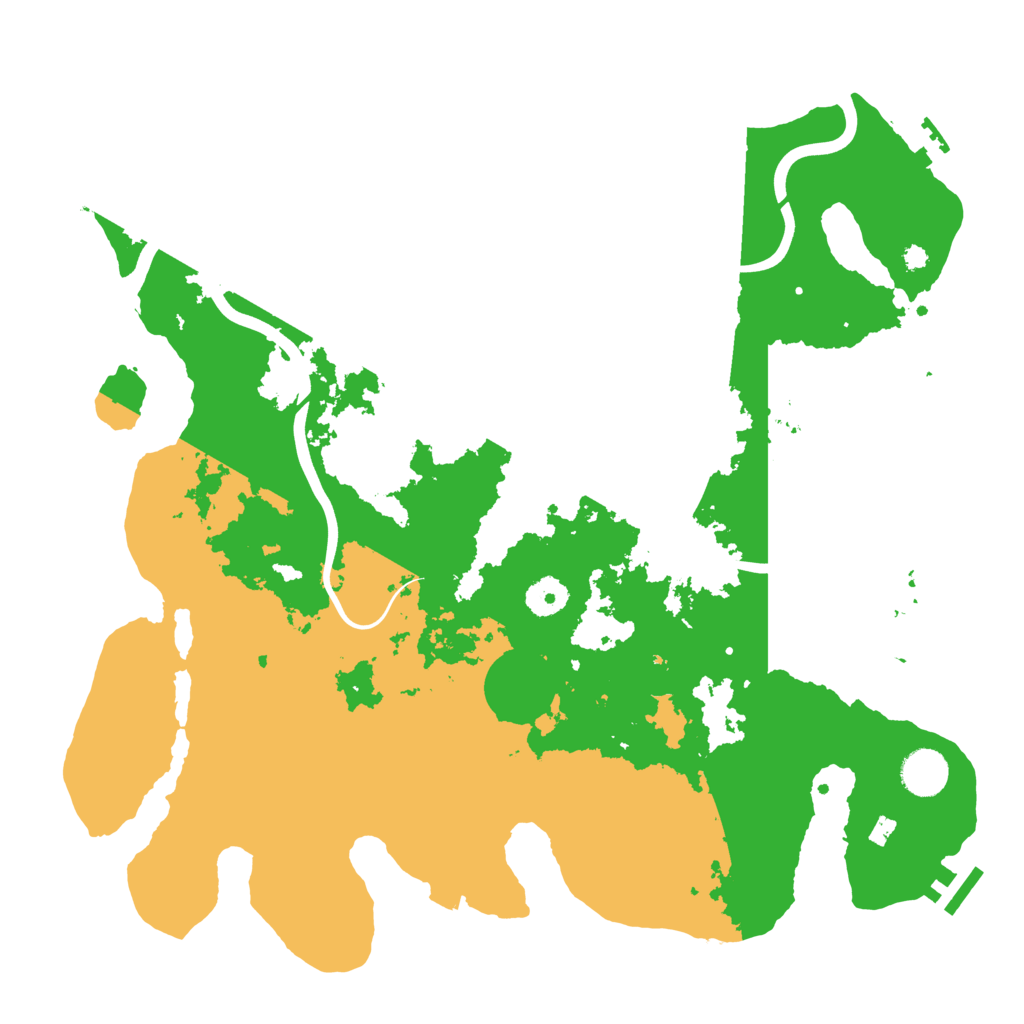 Biome Rust Map: Procedural Map, Size: 3850, Seed: 532770966