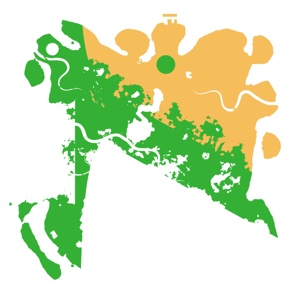Biome Rust Map: Procedural Map, Size: 4250, Seed: 2025547609