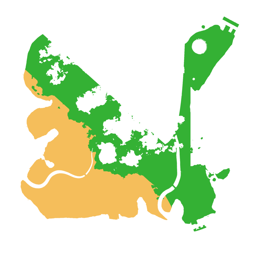 Biome Rust Map: Procedural Map, Size: 3000, Seed: 1702535818
