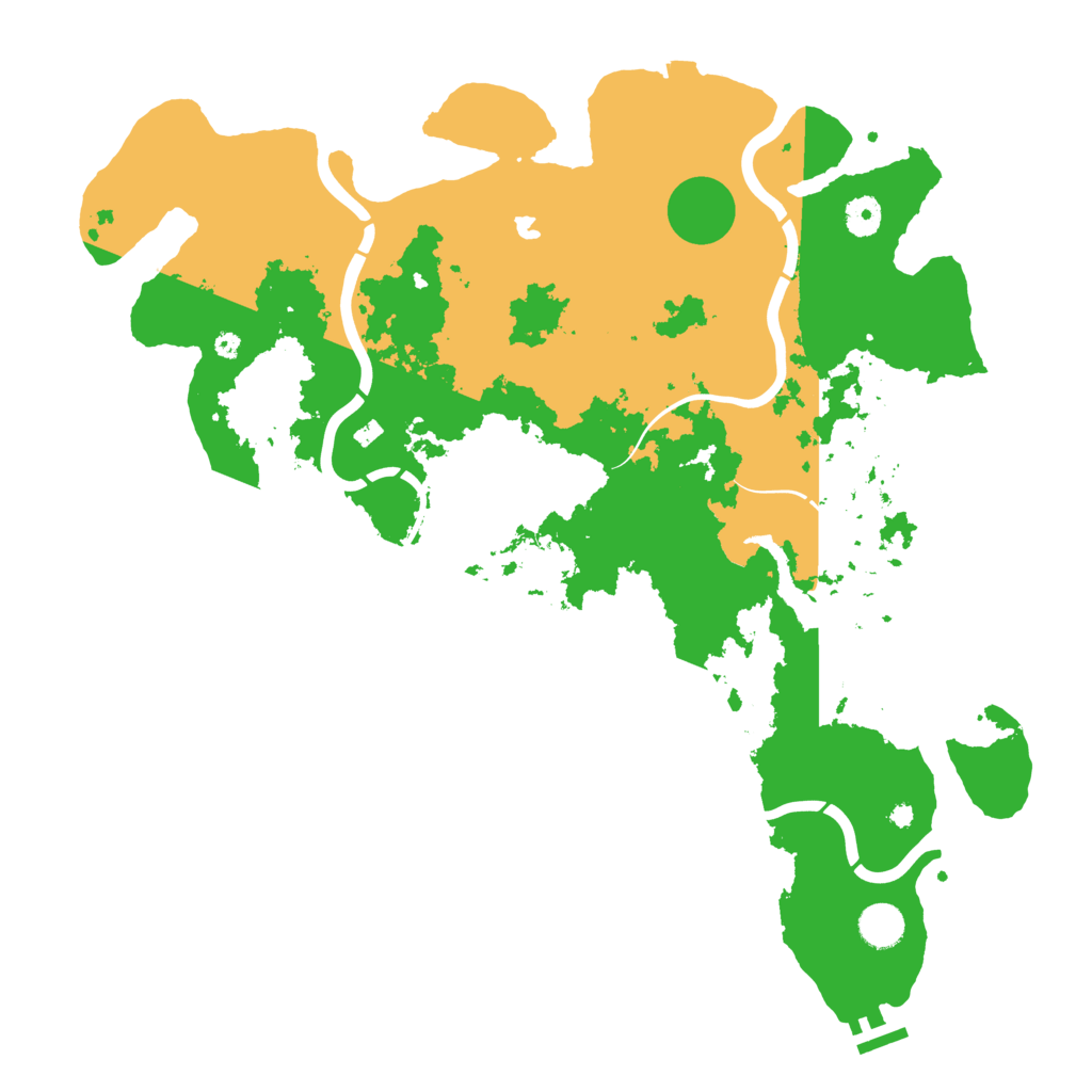 Biome Rust Map: Procedural Map, Size: 4250, Seed: 1410064155