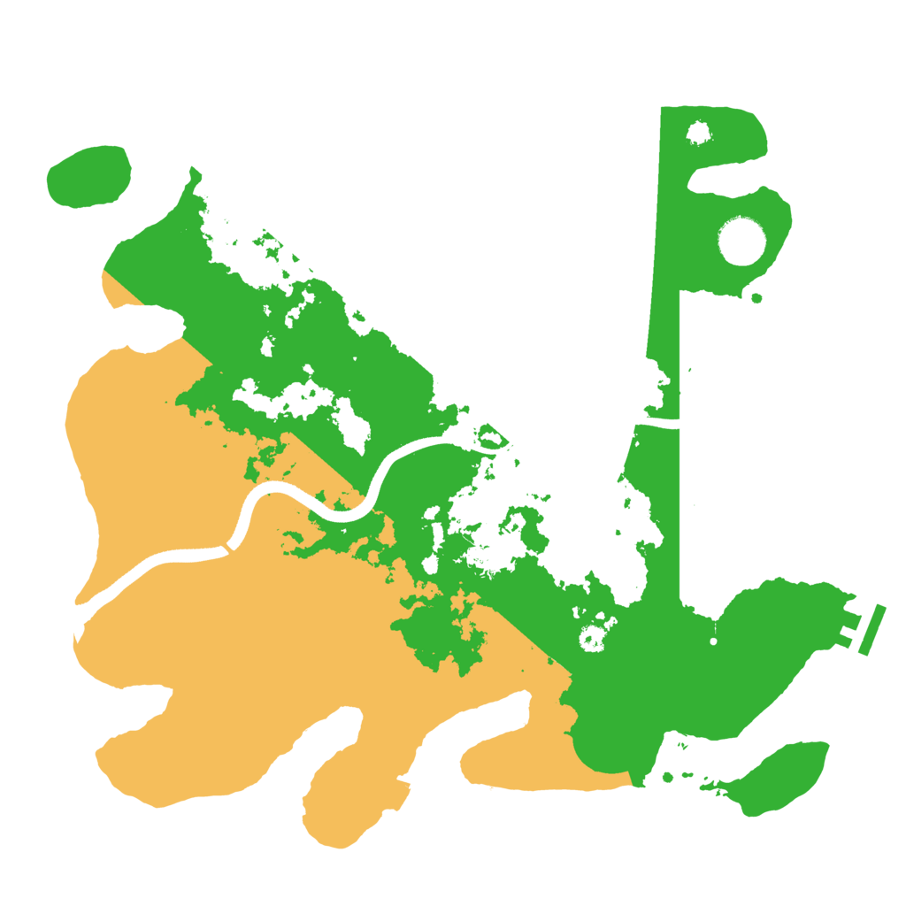 Biome Rust Map: Procedural Map, Size: 3500, Seed: 1508927649