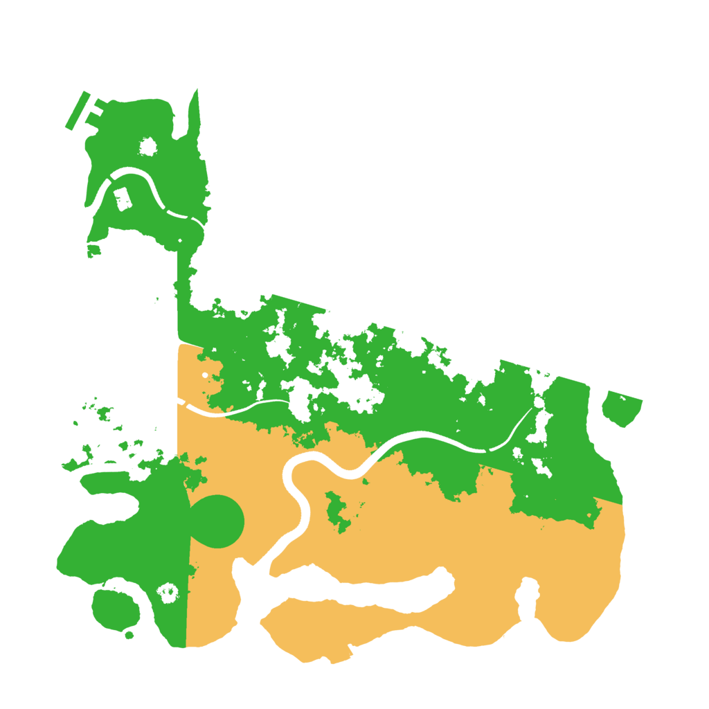 Biome Rust Map: Procedural Map, Size: 3500, Seed: 324337773