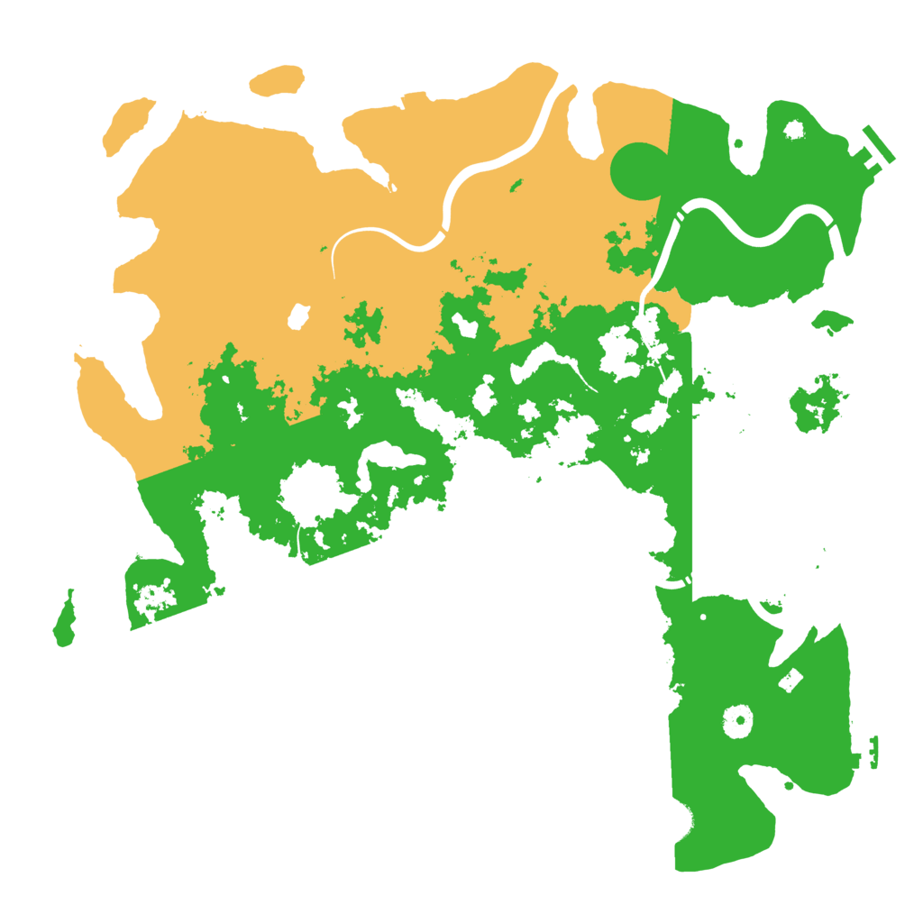 Biome Rust Map: Procedural Map, Size: 4250, Seed: 327076394