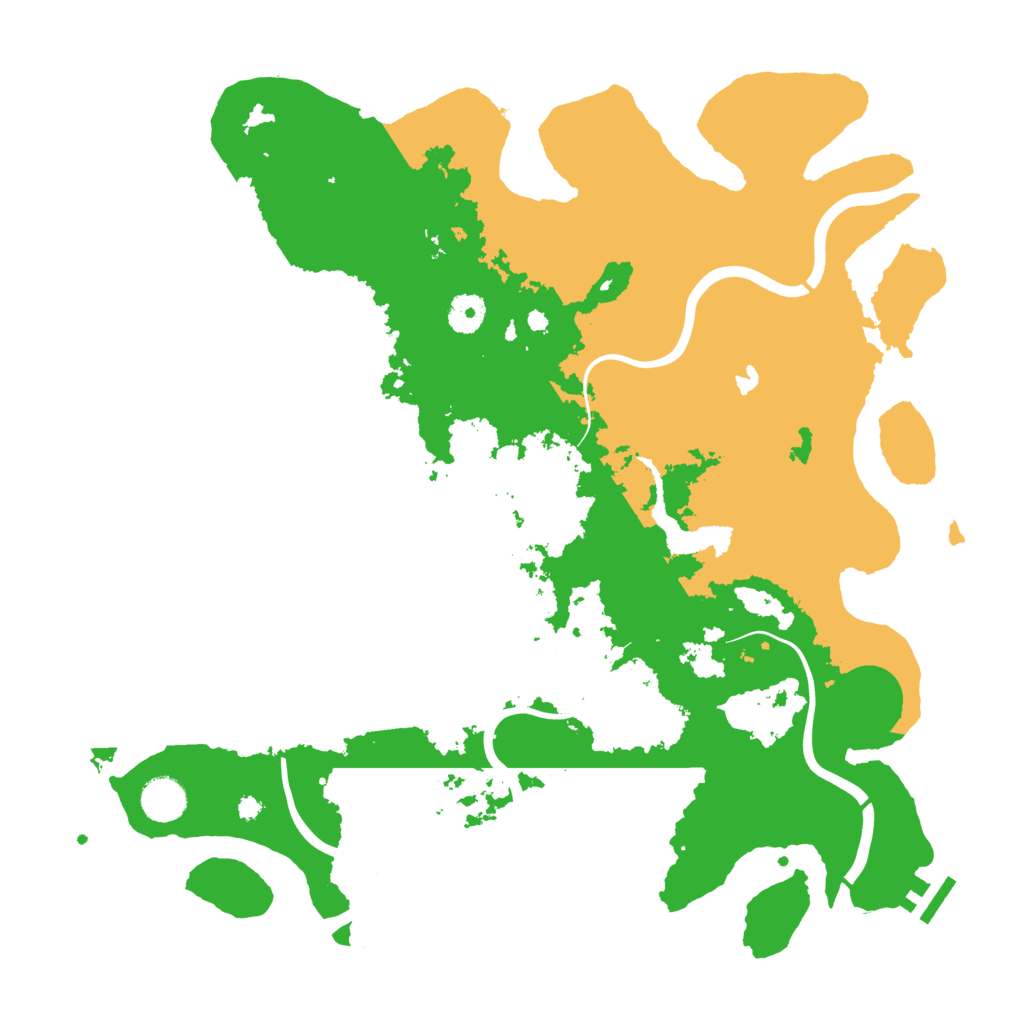 Biome Rust Map: Procedural Map, Size: 4000, Seed: 575167