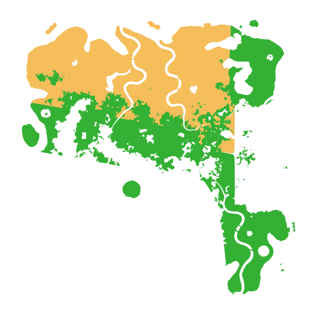 Biome Rust Map: Procedural Map, Size: 5000, Seed: 969580204