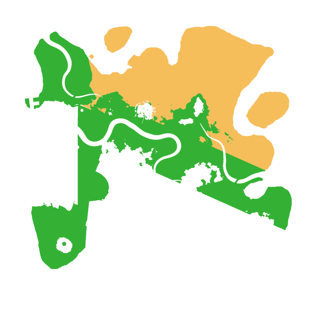 Biome Rust Map: Procedural Map, Size: 3000, Seed: 389595932