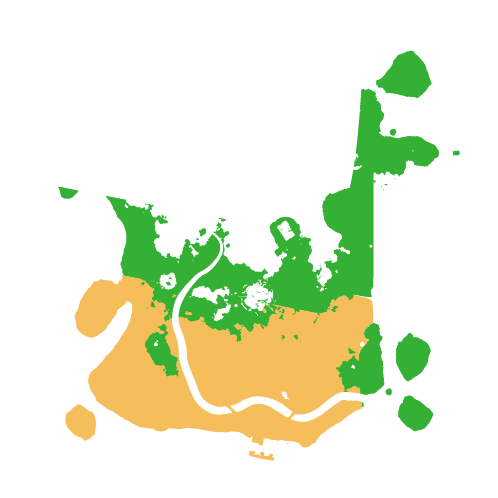 Biome Rust Map: Procedural Map, Size: 3000, Seed: 1088168912