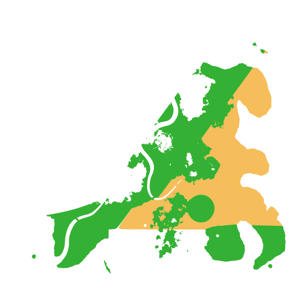 Biome Rust Map: Procedural Map, Size: 3000, Seed: 30344