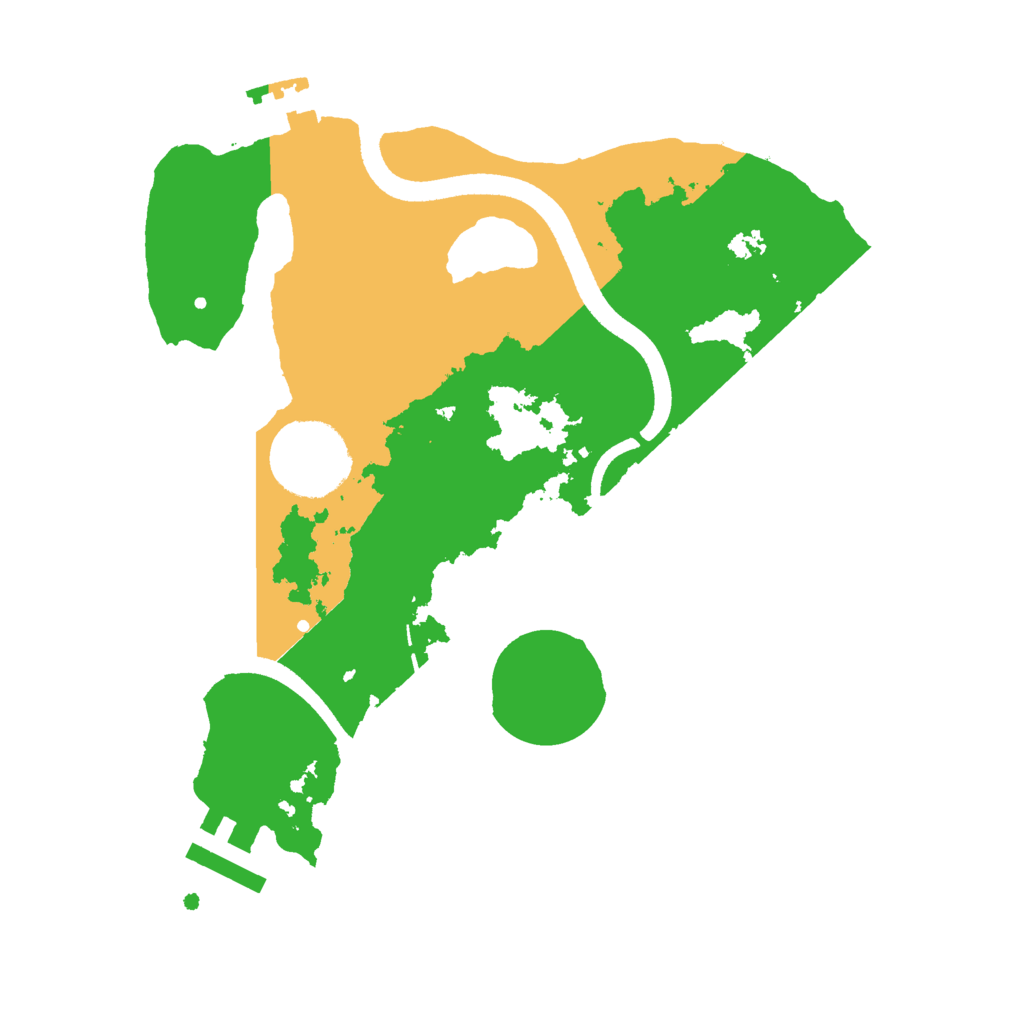 Biome Rust Map: Procedural Map, Size: 2500, Seed: 1311231647