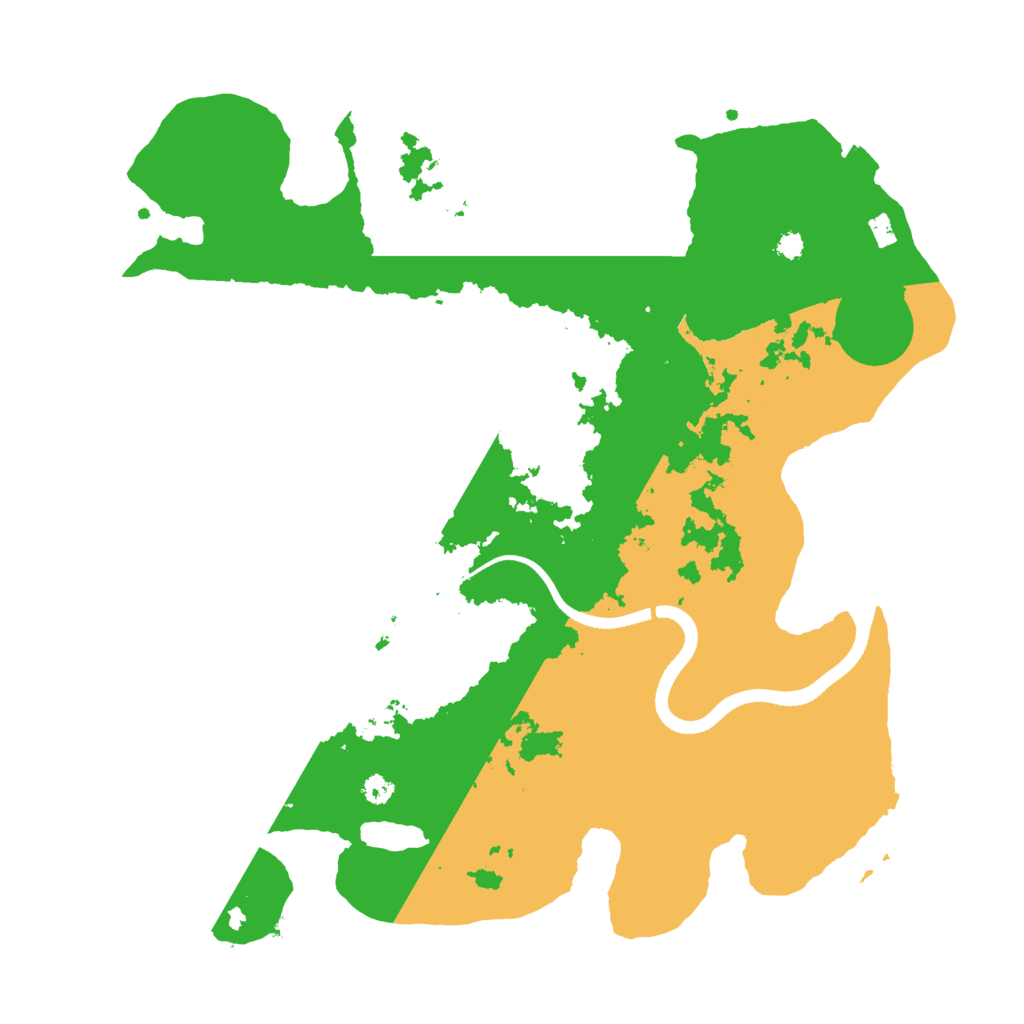 Biome Rust Map: Procedural Map, Size: 3500, Seed: 223469207