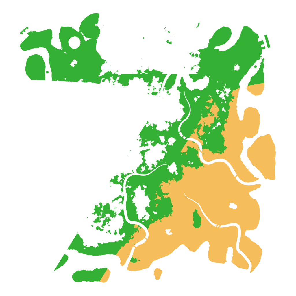 Biome Rust Map: Procedural Map, Size: 4500, Seed: 263976421