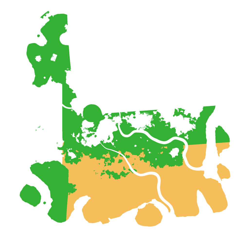 Biome Rust Map: Procedural Map, Size: 3700, Seed: 784048750