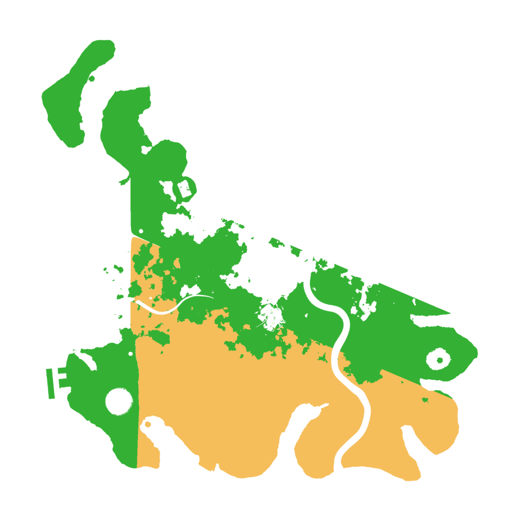 Biome Rust Map: Procedural Map, Size: 3500, Seed: 2066423743