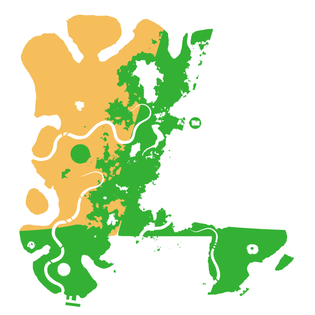 Biome Rust Map: Procedural Map, Size: 4300, Seed: 947927987