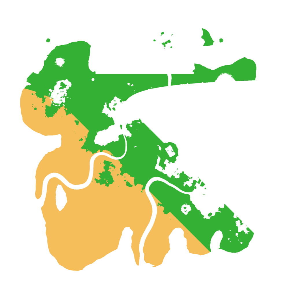 Biome Rust Map: Procedural Map, Size: 3000, Seed: 1607477864