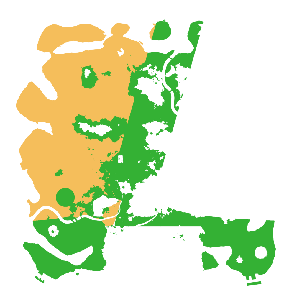 Biome Rust Map: Procedural Map, Size: 4250, Seed: 2036572037