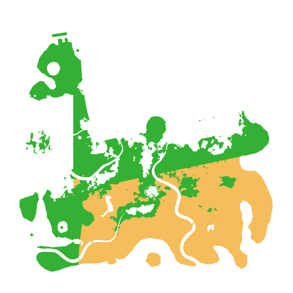 Biome Rust Map: Procedural Map, Size: 4000, Seed: 143752