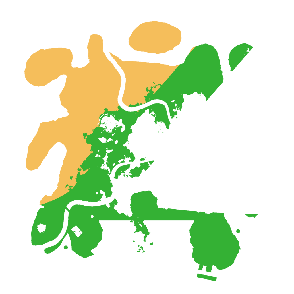 Biome Rust Map: Procedural Map, Size: 3000, Seed: 90304