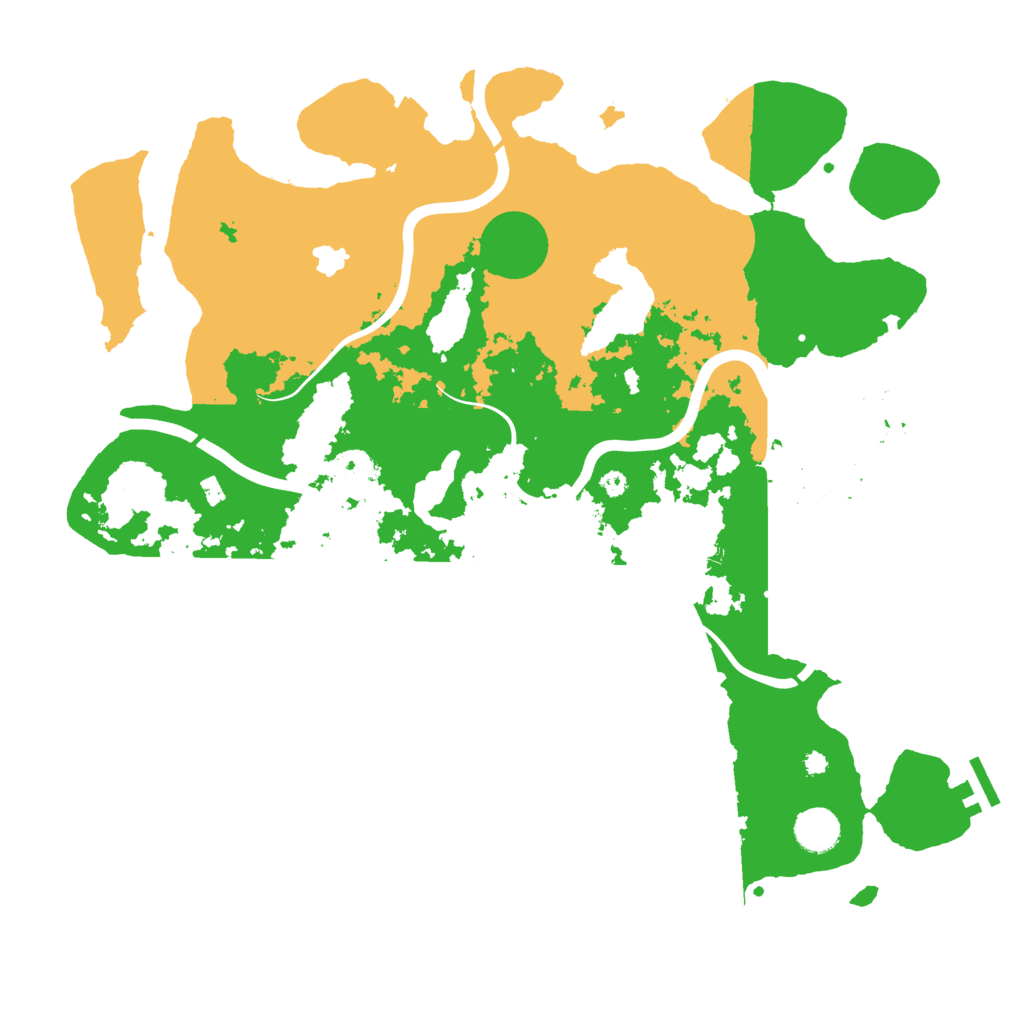 Biome Rust Map: Procedural Map, Size: 4000, Seed: 710625422