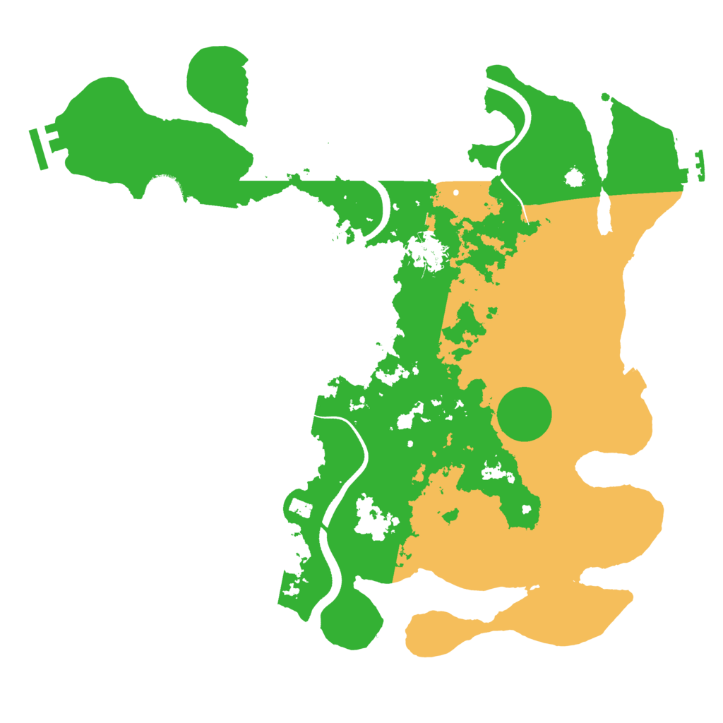 Biome Rust Map: Procedural Map, Size: 3500, Seed: 1697477960