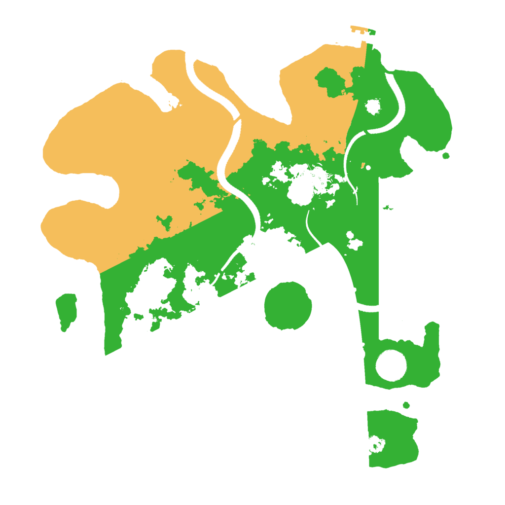 Biome Rust Map: Procedural Map, Size: 3000, Seed: 1516039614