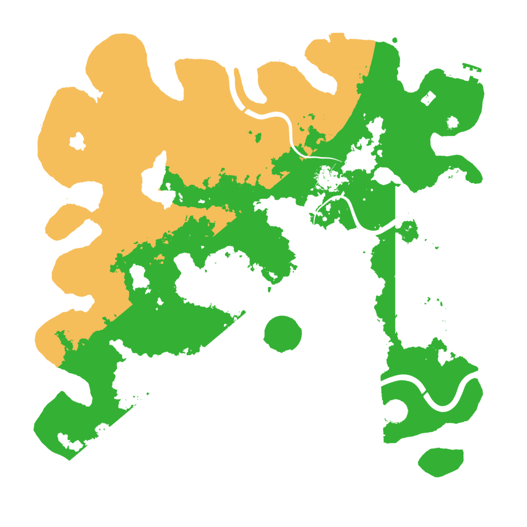 Biome Rust Map: Procedural Map, Size: 4000, Seed: 435647