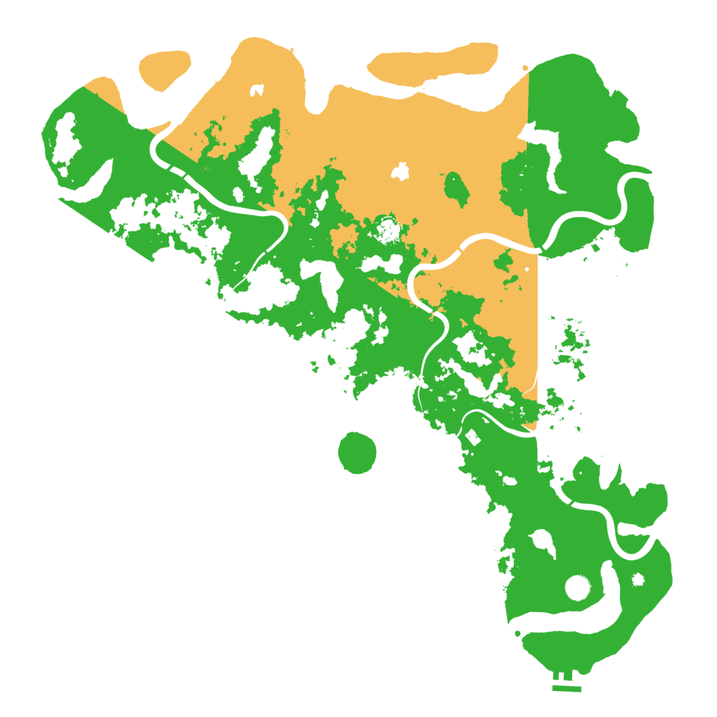 Biome Rust Map: Procedural Map, Size: 5000, Seed: 1078846477