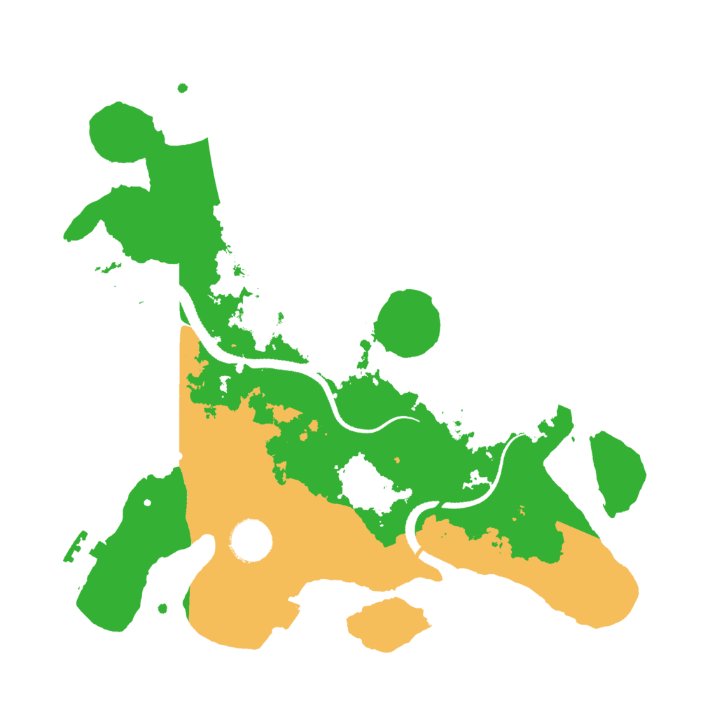 Biome Rust Map: Procedural Map, Size: 3000, Seed: 2524