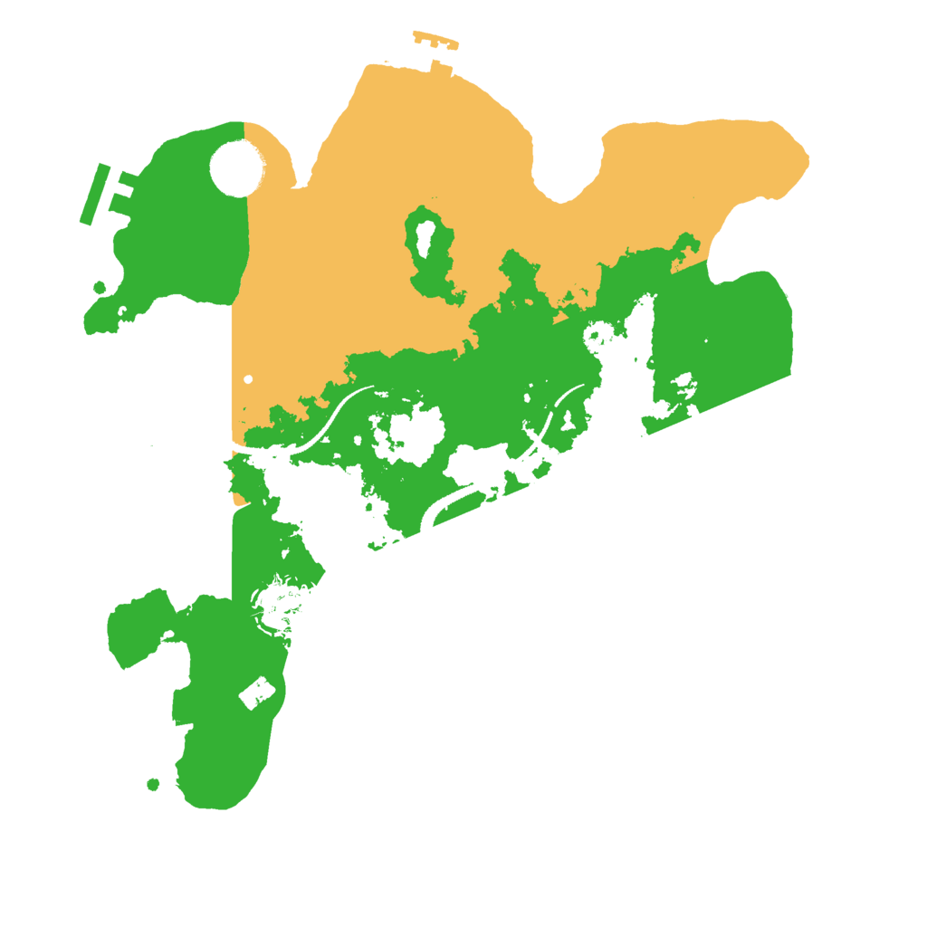 Biome Rust Map: Procedural Map, Size: 3000, Seed: 19318