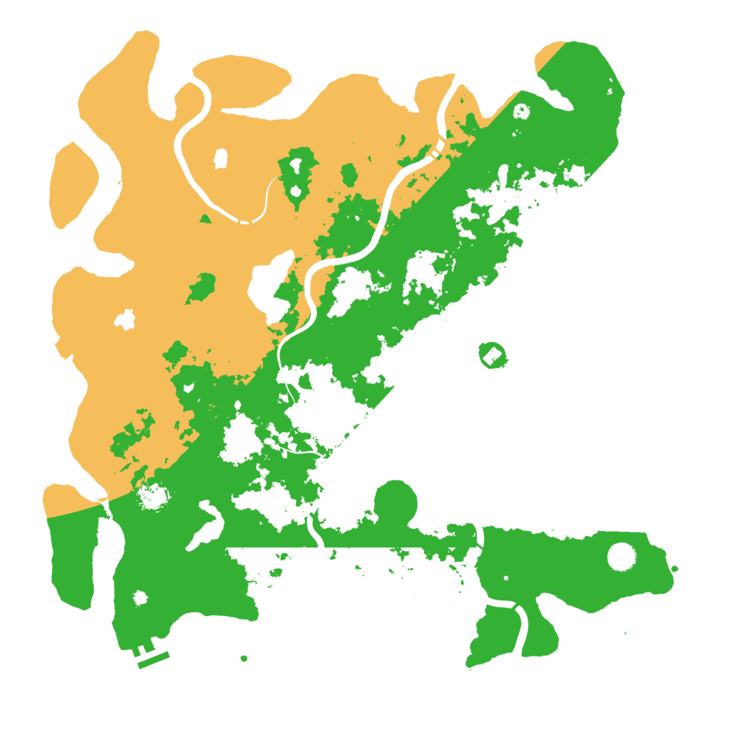 Biome Rust Map: Procedural Map, Size: 4500, Seed: 1901365215