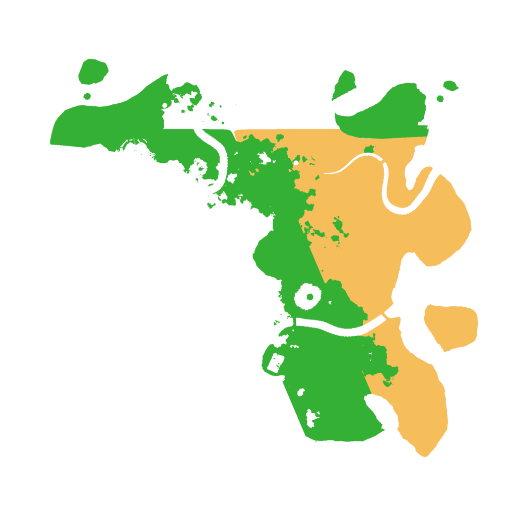 Biome Rust Map: Procedural Map, Size: 3000, Seed: 30713331