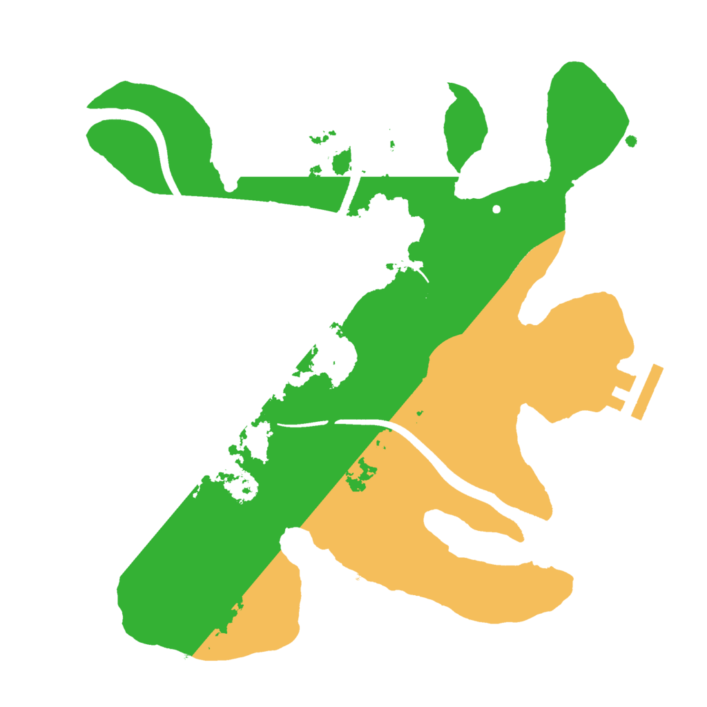 Biome Rust Map: Procedural Map, Size: 2500, Seed: 827319279