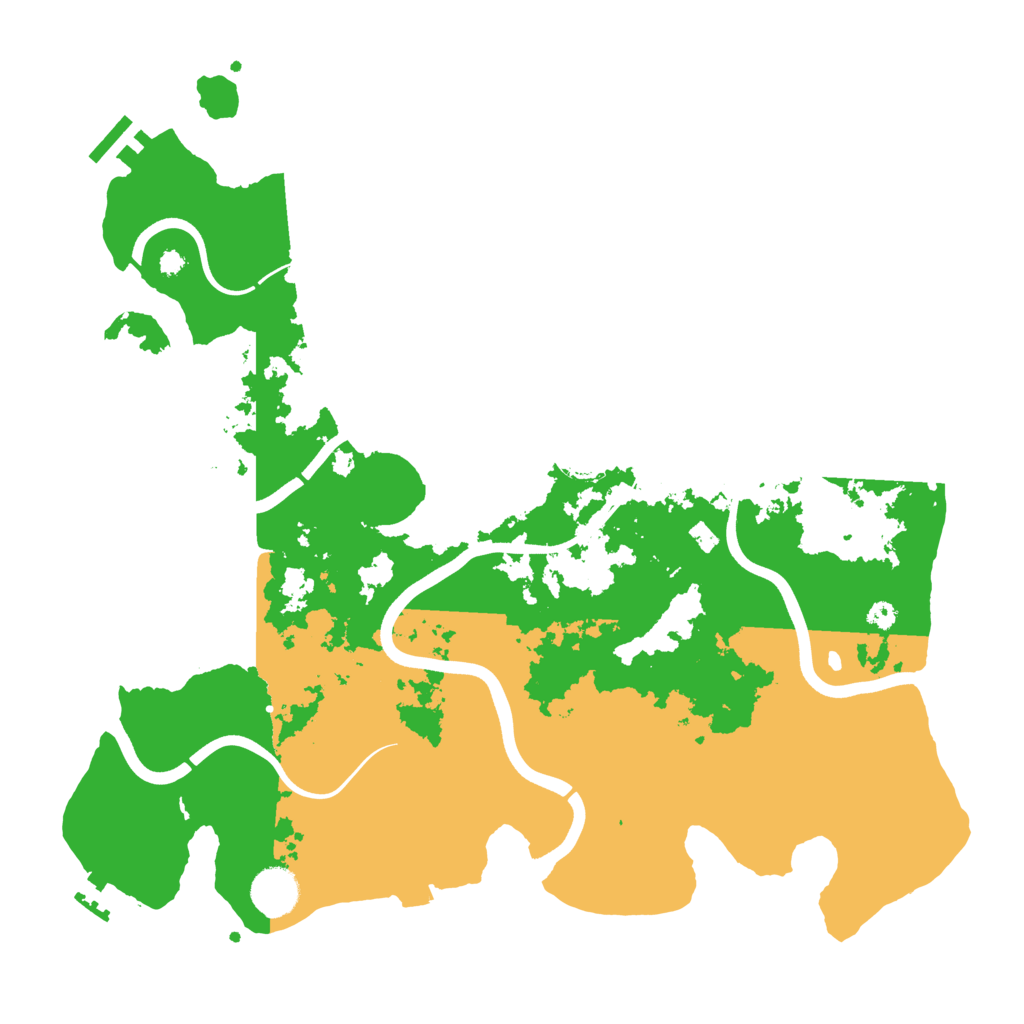 Biome Rust Map: Procedural Map, Size: 3750, Seed: 876996231