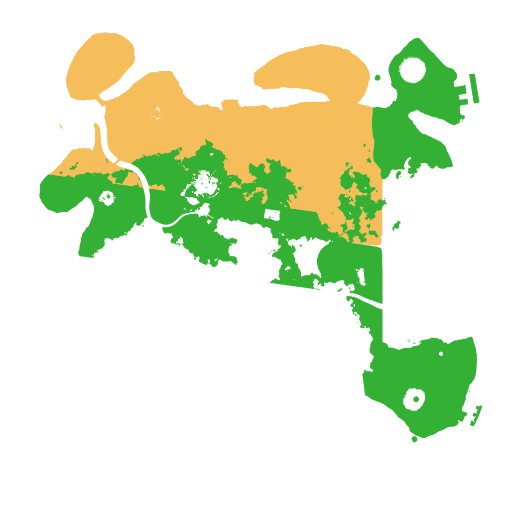 Biome Rust Map: Procedural Map, Size: 3500, Seed: 603526885
