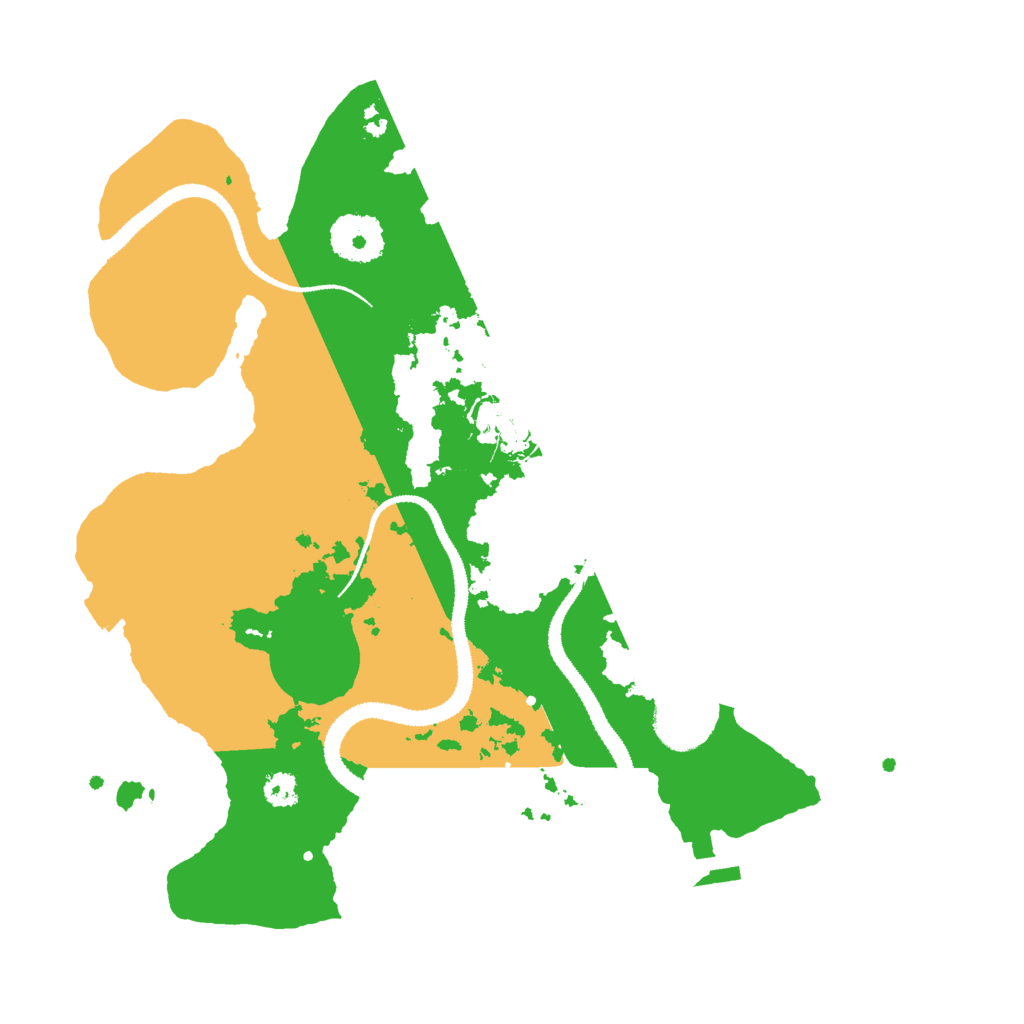 Biome Rust Map: Procedural Map, Size: 3000, Seed: 1773687948
