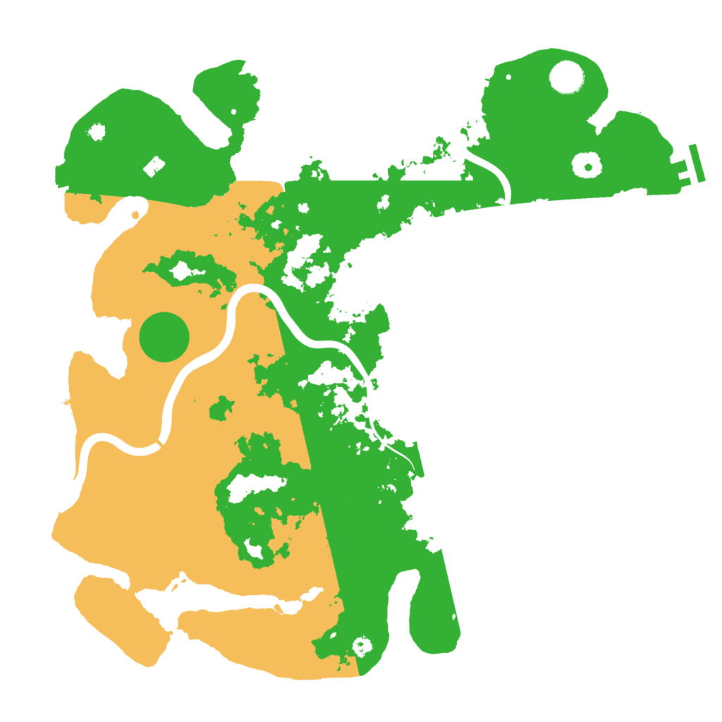 Biome Rust Map: Procedural Map, Size: 3800, Seed: 590427586