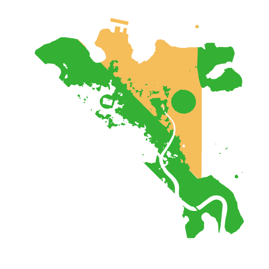 Biome Rust Map: Procedural Map, Size: 3000, Seed: 869529845