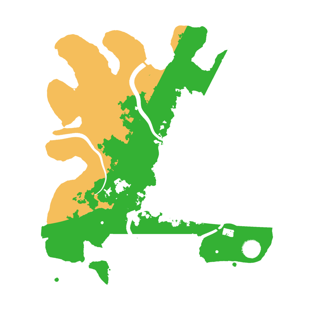 Biome Rust Map: Procedural Map, Size: 3000, Seed: 86558016