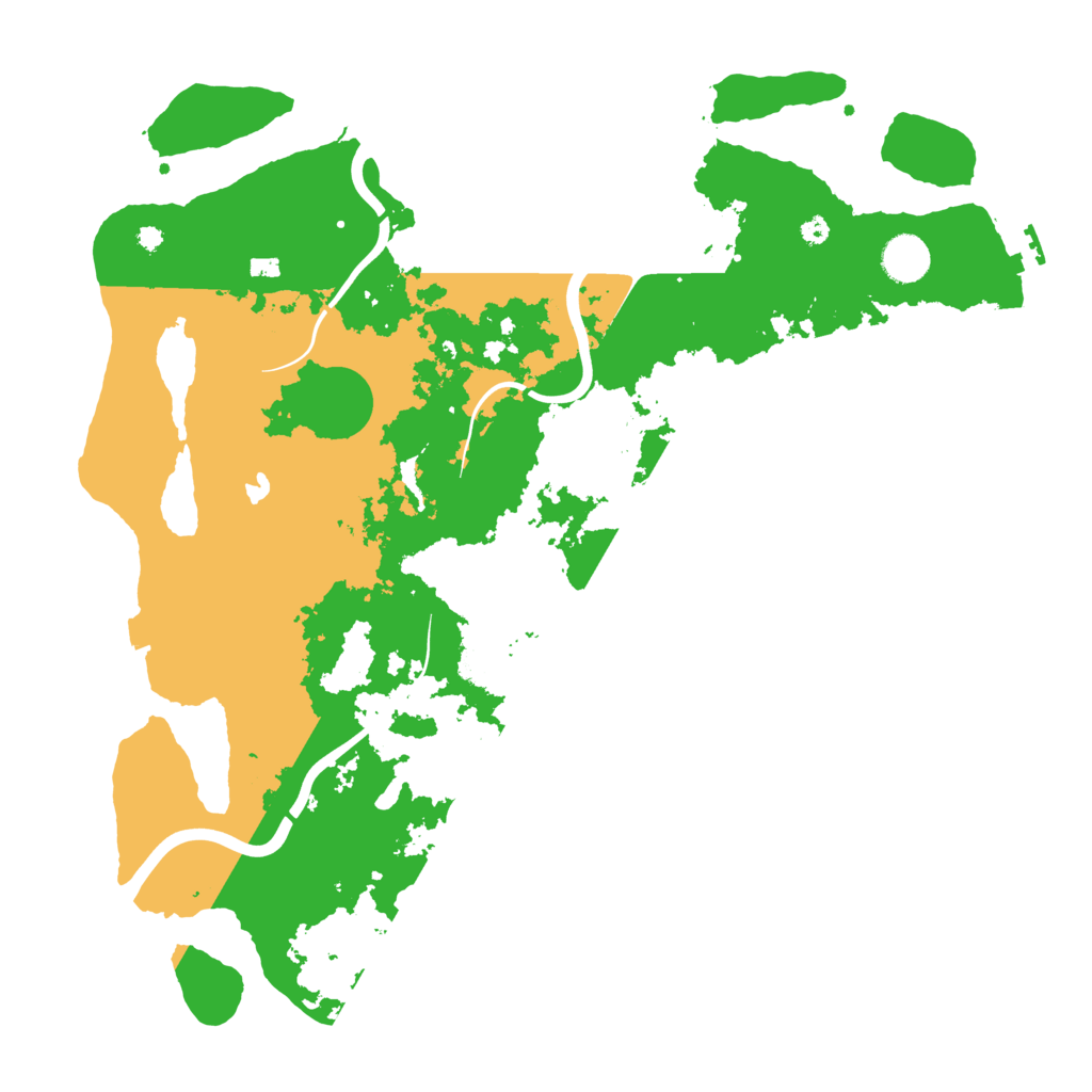 Biome Rust Map: Procedural Map, Size: 4000, Seed: 8757
