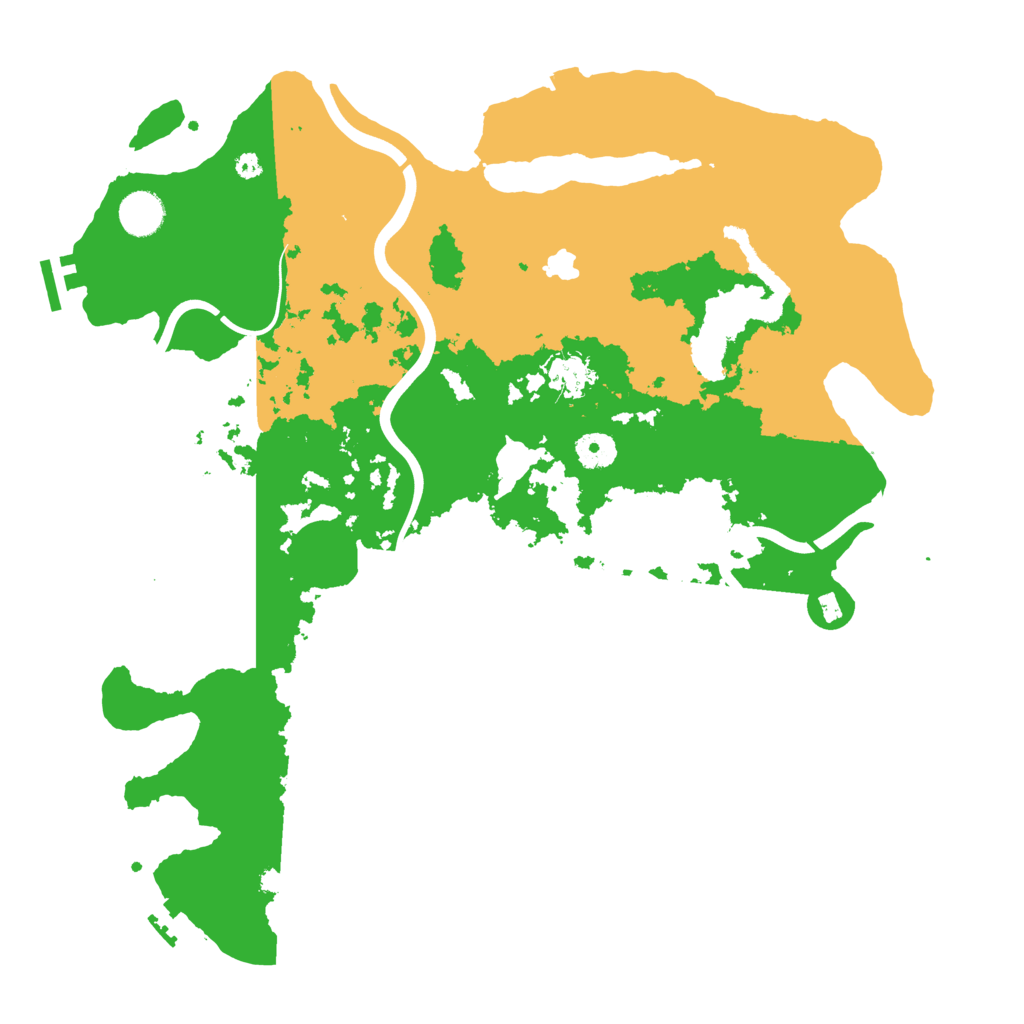 Biome Rust Map: Procedural Map, Size: 4000, Seed: 3265