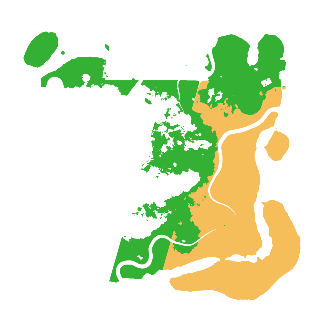 Biome Rust Map: Procedural Map, Size: 3500, Seed: 936122999